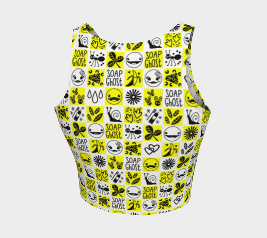 Athletic Crop-Top  SG Checkered