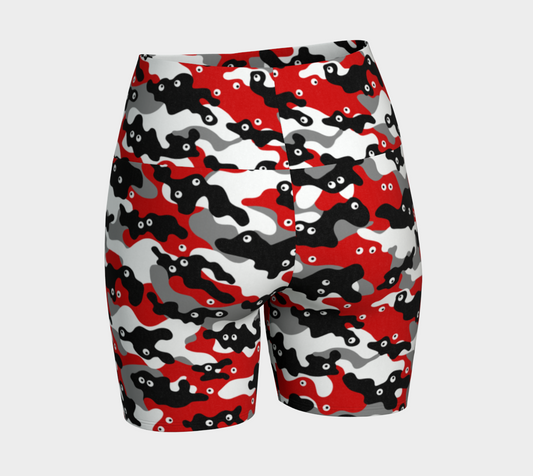 Shorts Googly-Camo Red