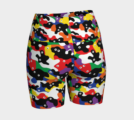 Shorts Googly-Camo Rainbow