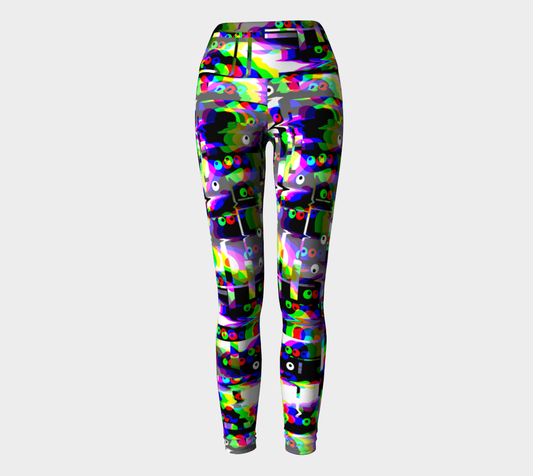 Leggings Googly-Camo Glitch