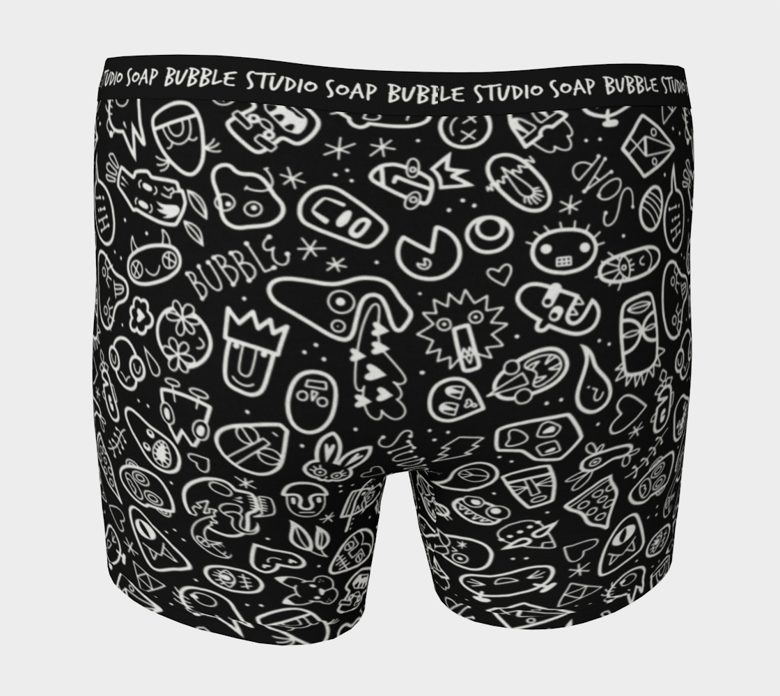 Boxer Brief Faces B/W
