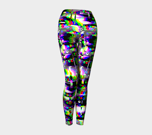 Leggings  Googly-Camo Glitch
